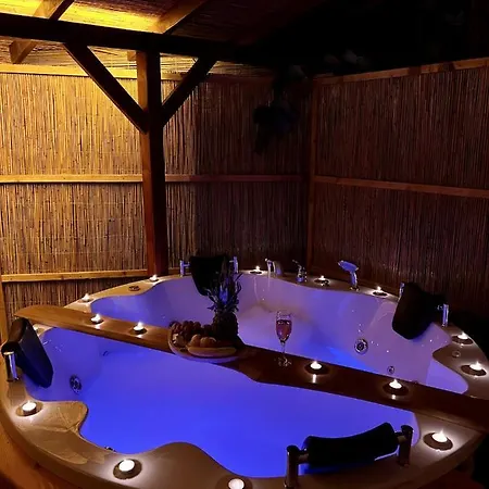 Villa With Pool Backyard And Jacuzzi In *